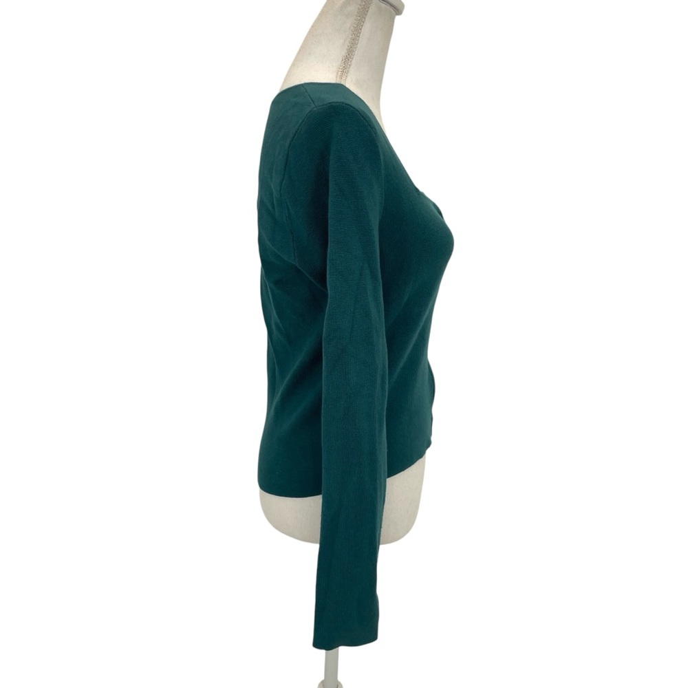 Abercrombie & Fitch Cardigan Sweater Large Green - Picture 2 of 12